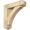 Ekena Millwork Thorton Arts and Crafts Rough Sawn Bracket w/ Offset Brace, Douglas Fir, 6"W x 22"D x 22"H BKT0604X22X22THR03RDF - alternate 1